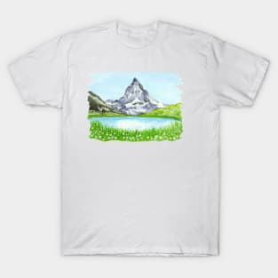 Matterhorn Watercolour T-Shirt